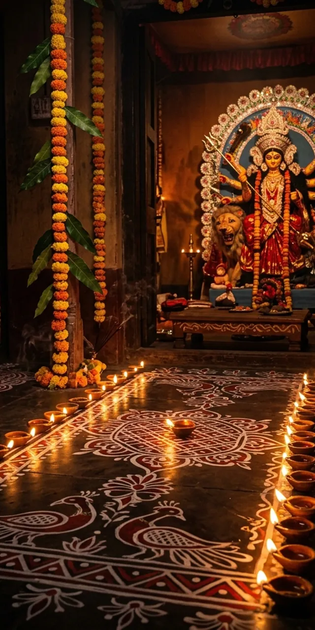 Durga Puja Mobile Wallpaper