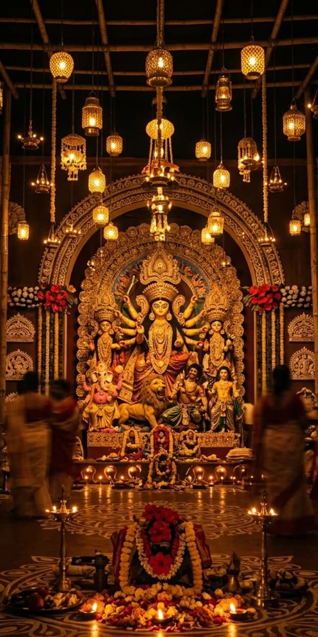 Durga Puja Mobile Wallpaper